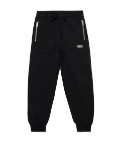 Pantalone Jogger in Felpa con Zip Bambino